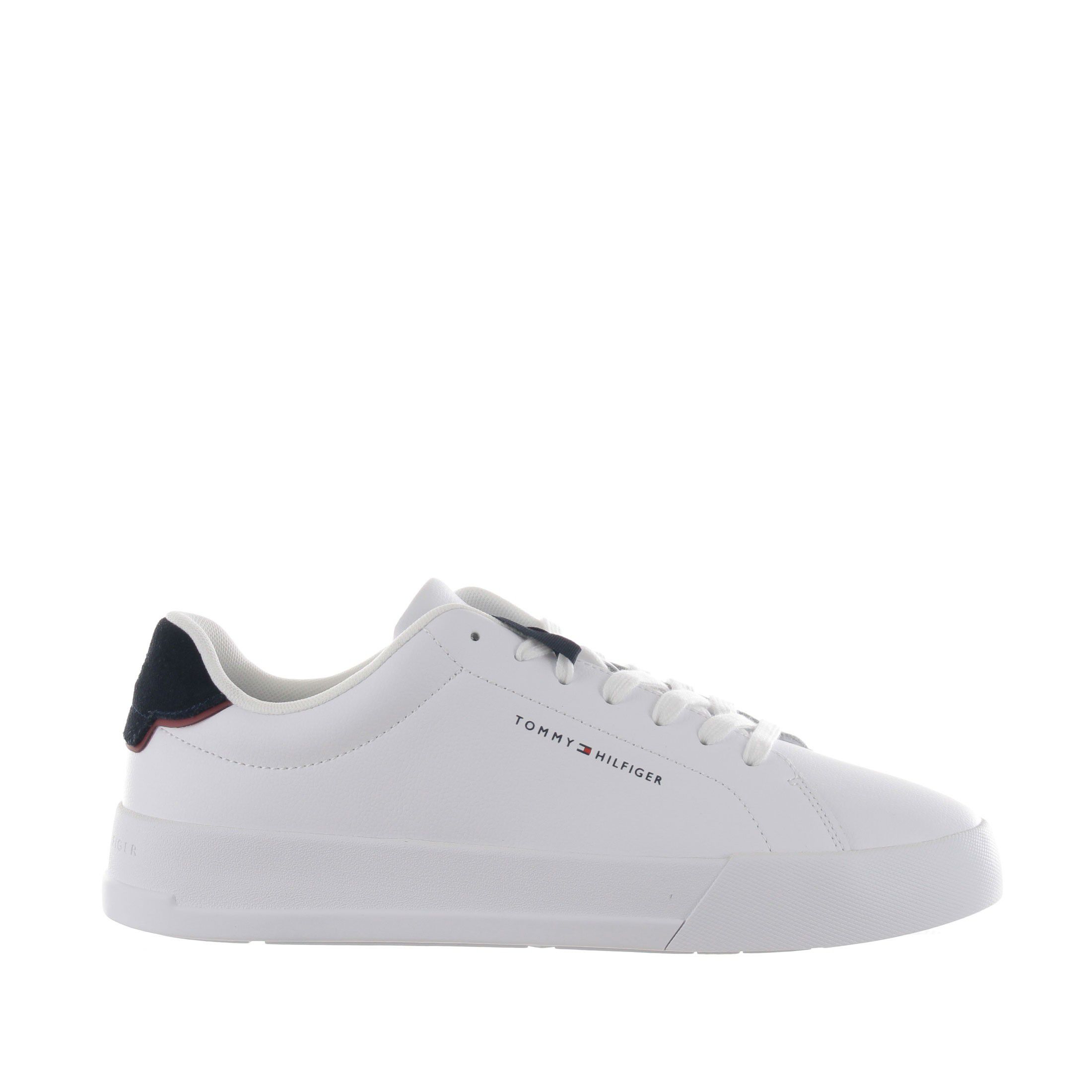 Tommy hilfiger sneaker th court in pelle da uomo