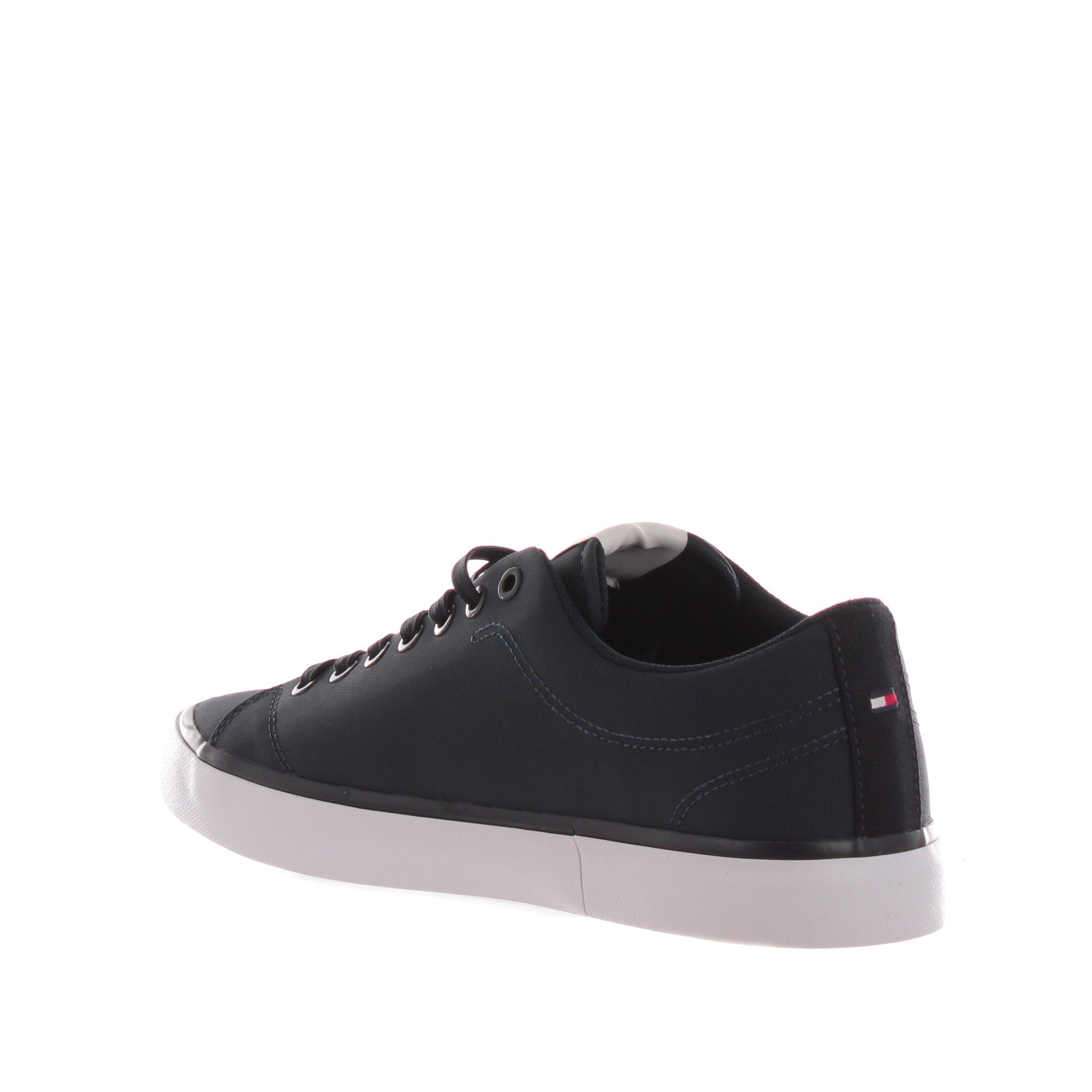 Tommy hilfiger sneakers basse in canvas con iconico nastro da uomo