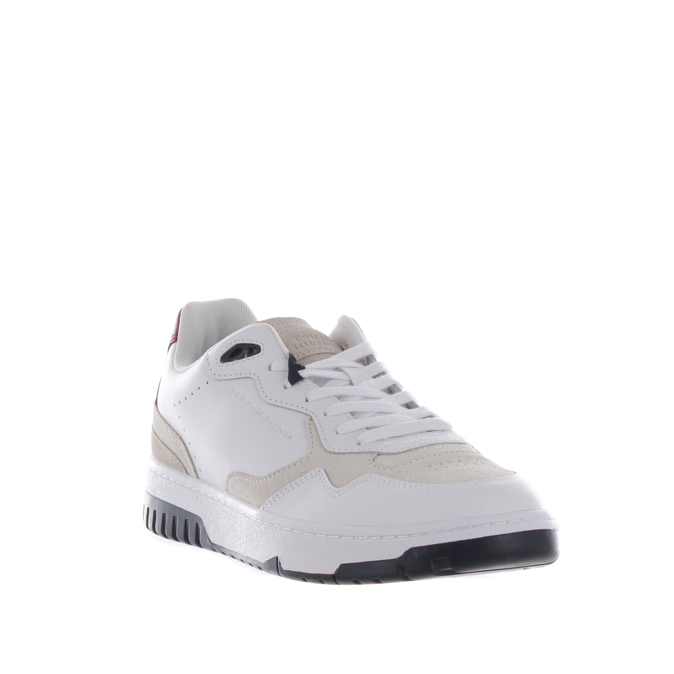 Tommy hilfiger sneakers stile basket in nappa da uomo