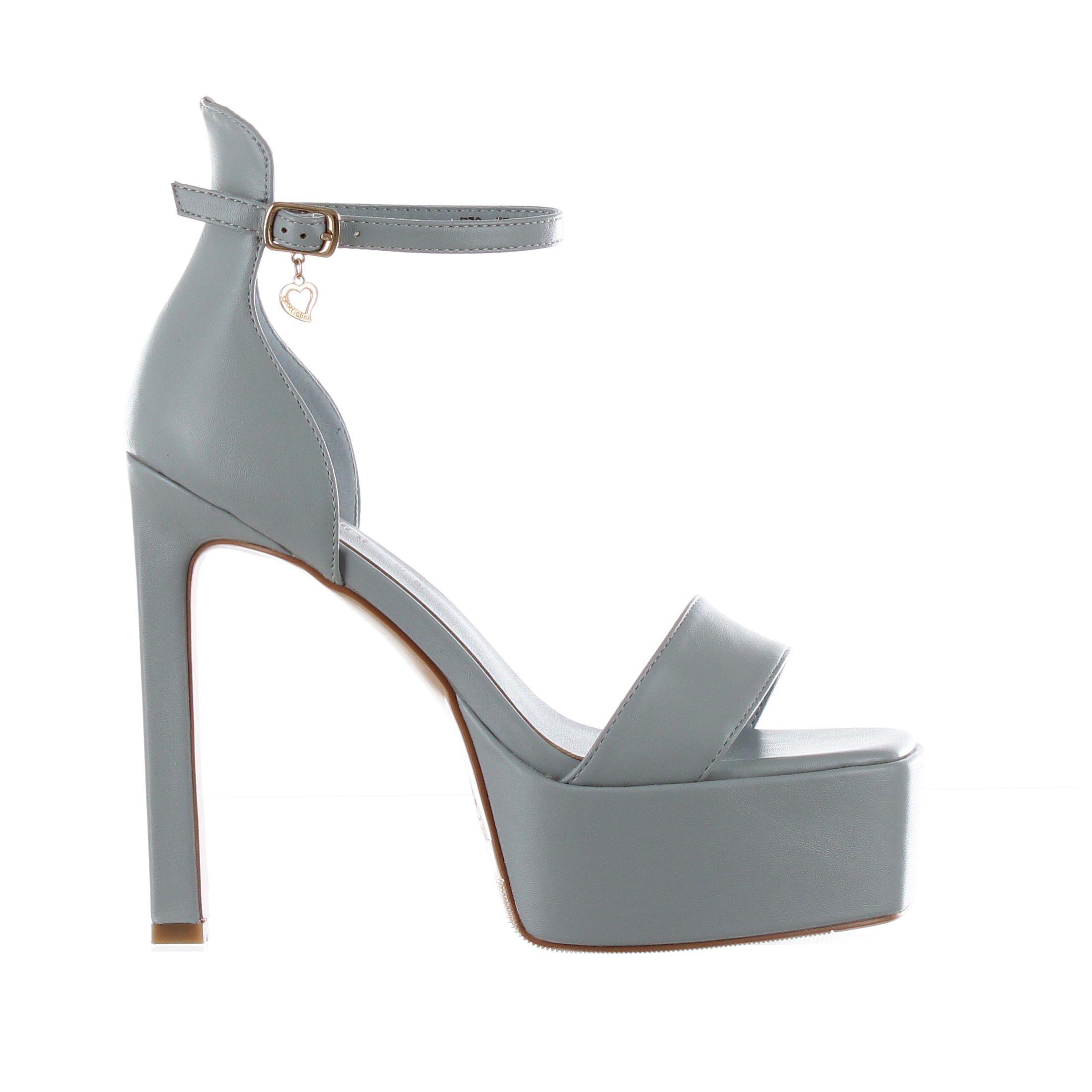 Tua by braccialini sandalo platform in similpelle da donna