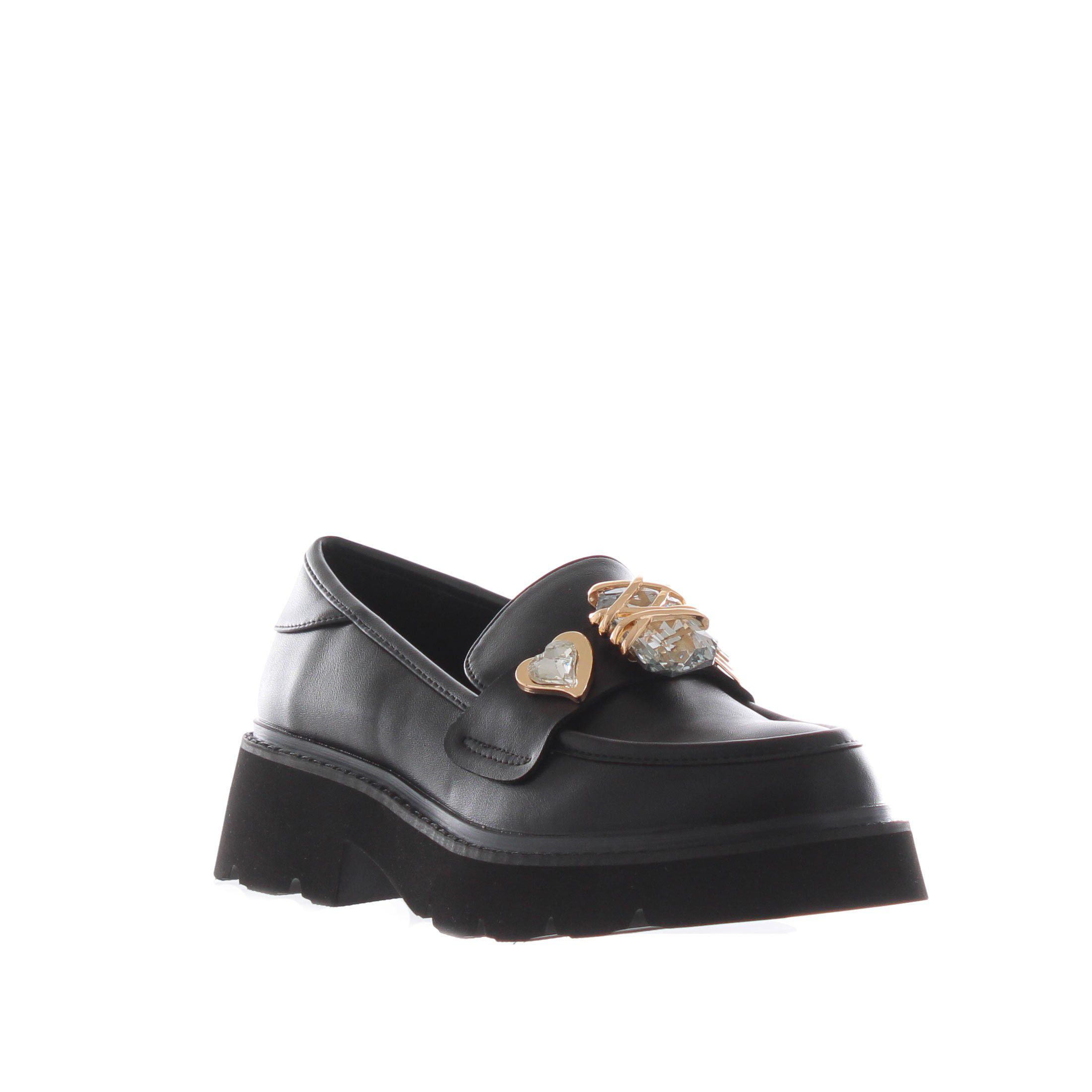 Tua by braccialini scarpa nero pelle   da donna