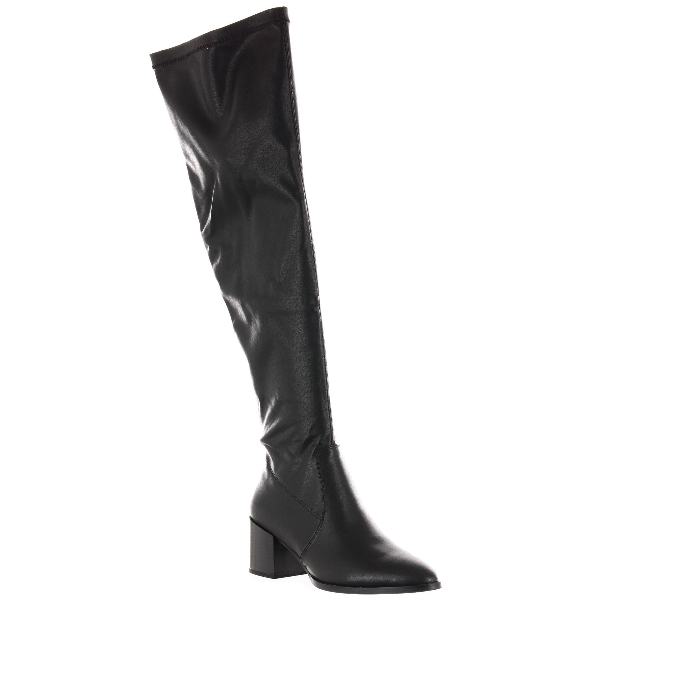 Uma parker stivale a punta in similpelle stretch da donna