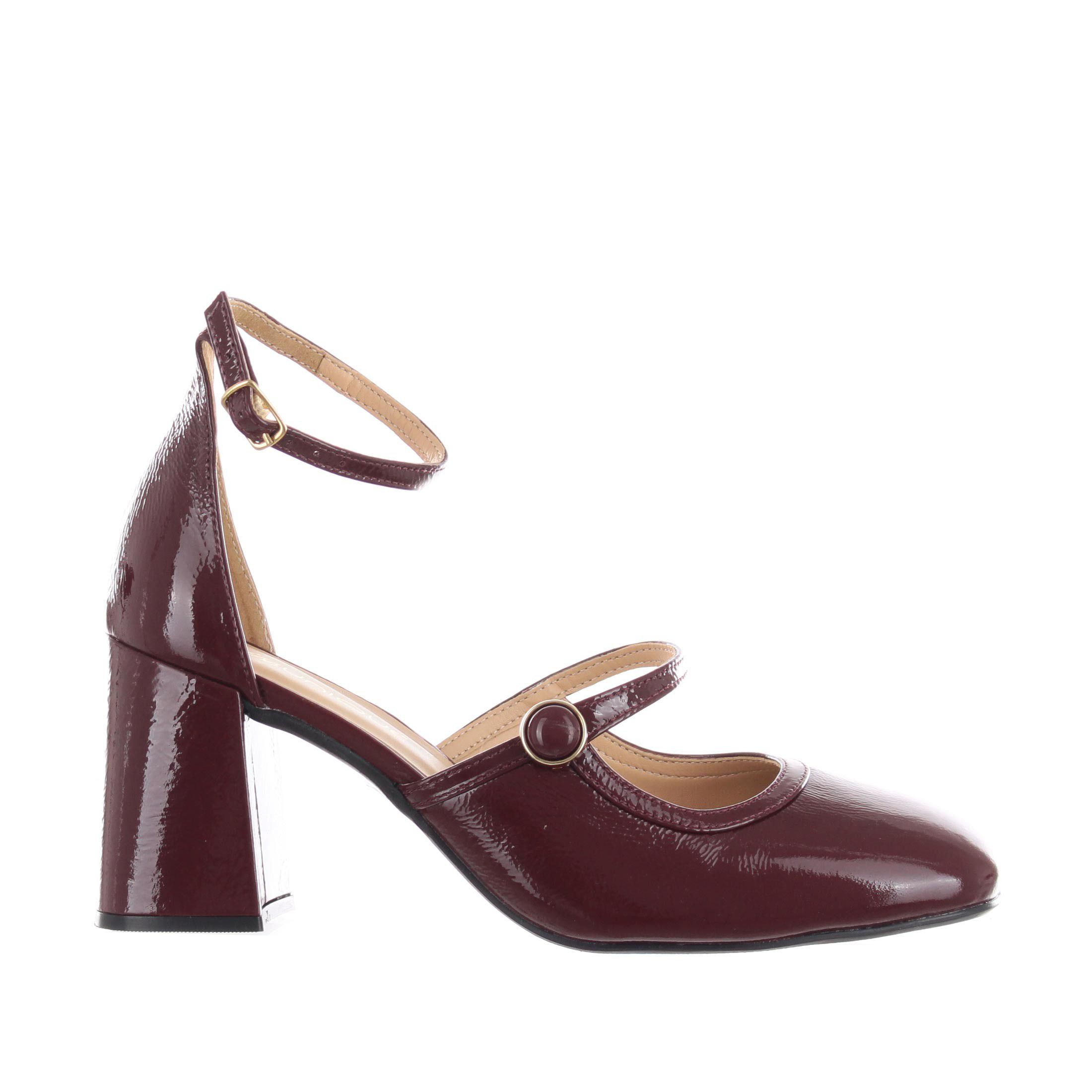 Unique décolleté mary jane in vernice da donna
