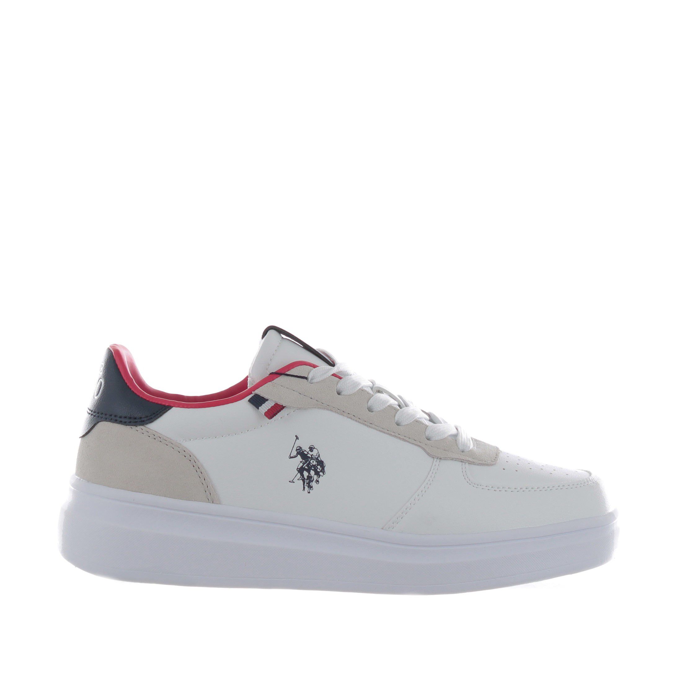 U.s. polo assn. sneaker in ecopelle e camoscio da uomo
