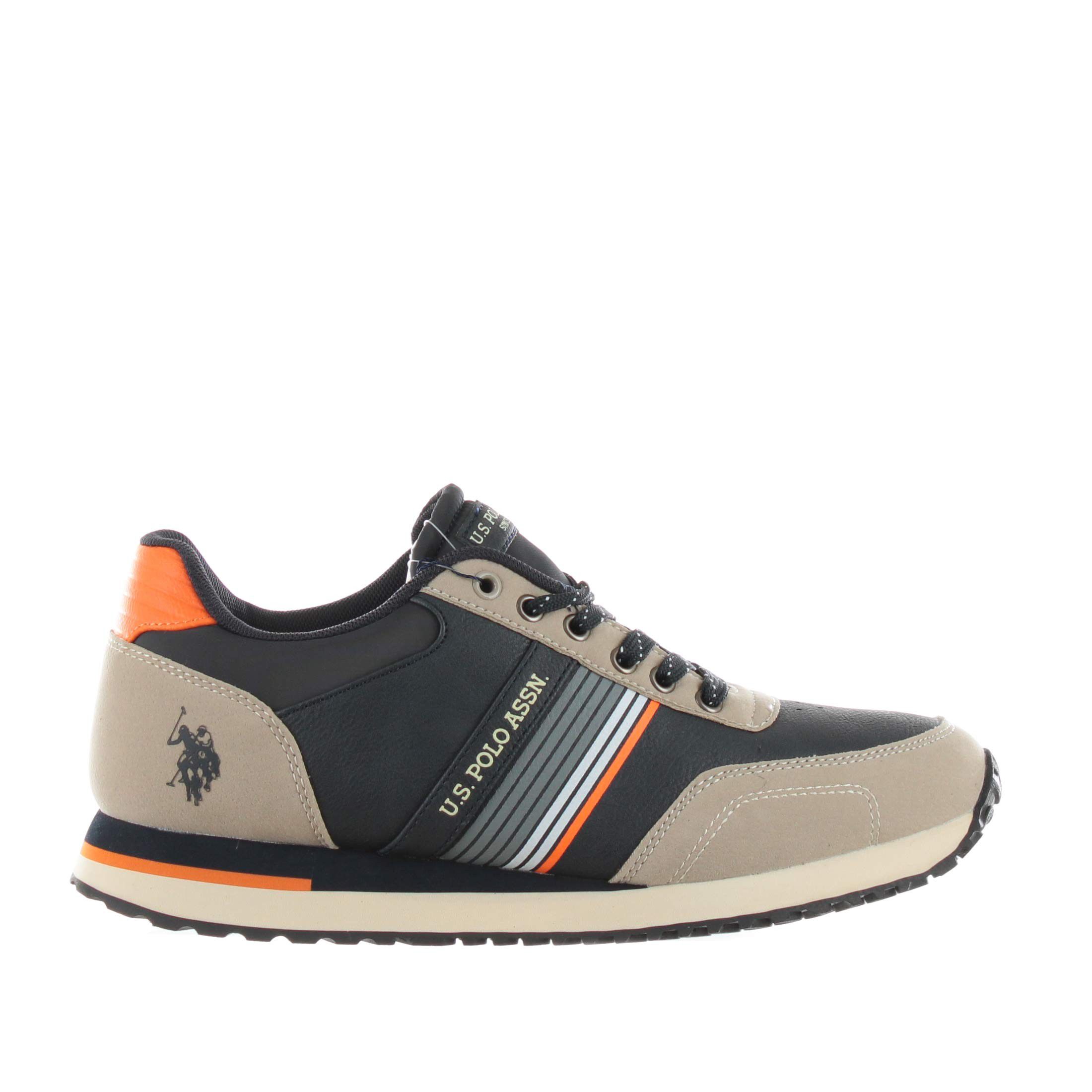 U.s. polo assn. sneaker in pelle e nabuk da uomo