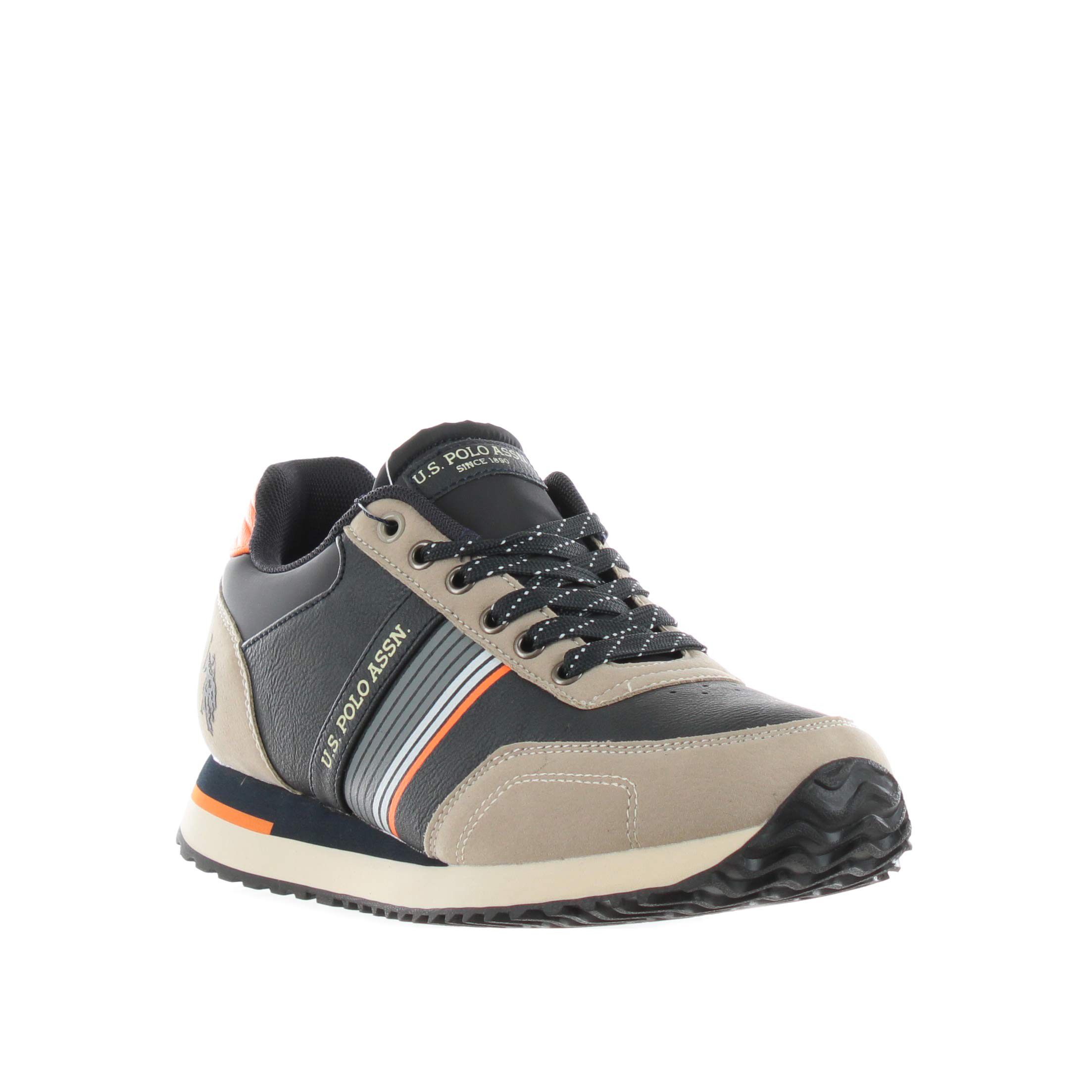 U.s. polo assn. sneaker in pelle e nabuk da uomo