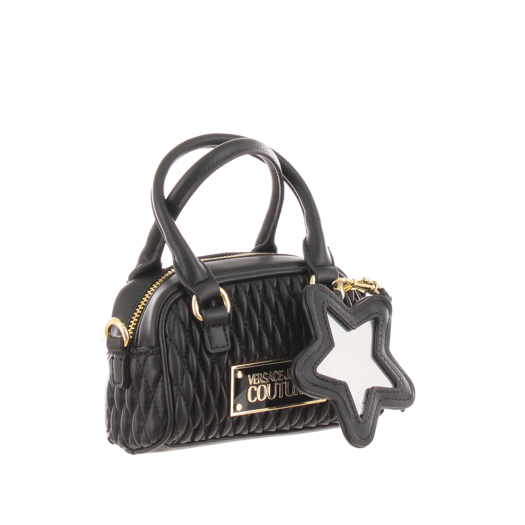 Versace jeans couture mini bauletto in ecopelle crunchy da donna