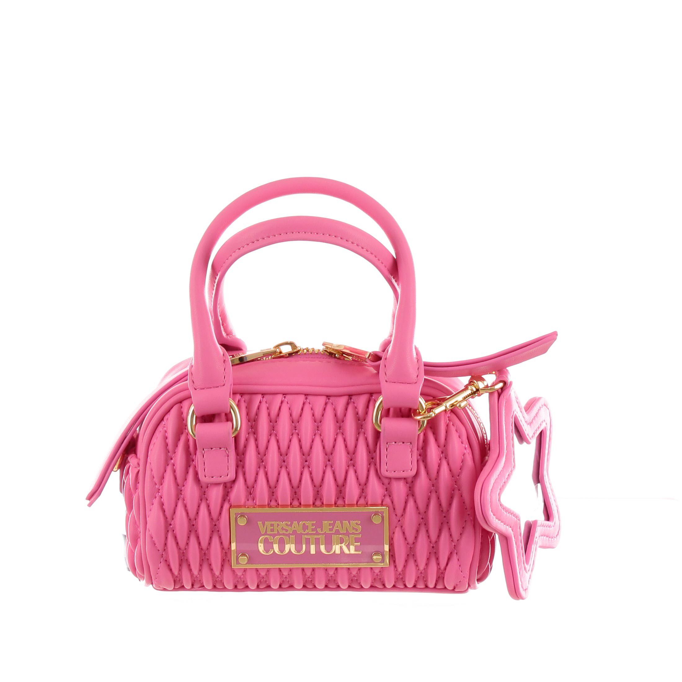 Versace jeans couture mini bauletto in ecopelle crunchy  da donna