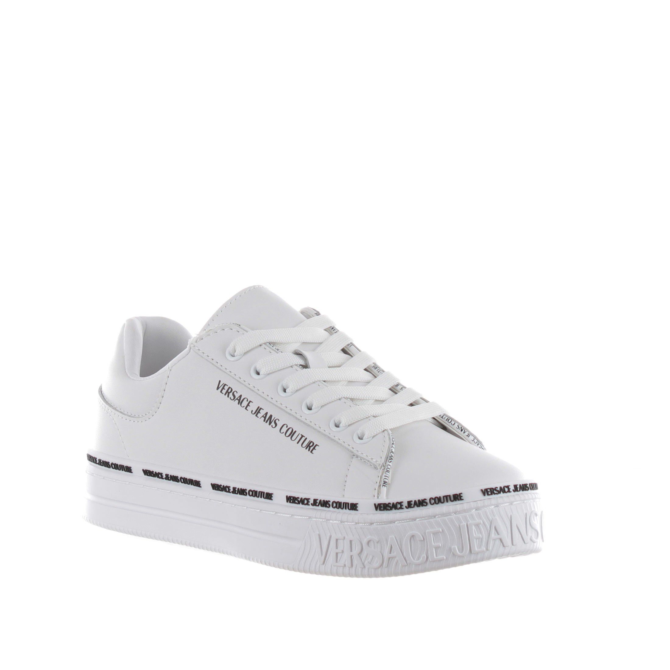 Versace jeans couture sneaker court 88 in pelle da donna
