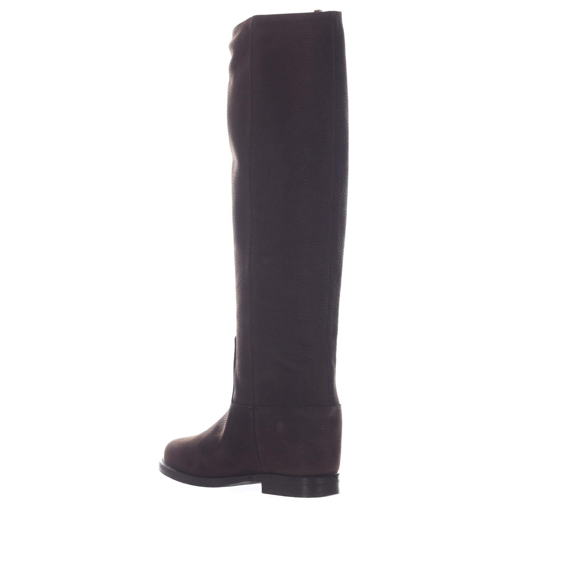 Via roma 15 stivale tubolare desire in camoscio da donna