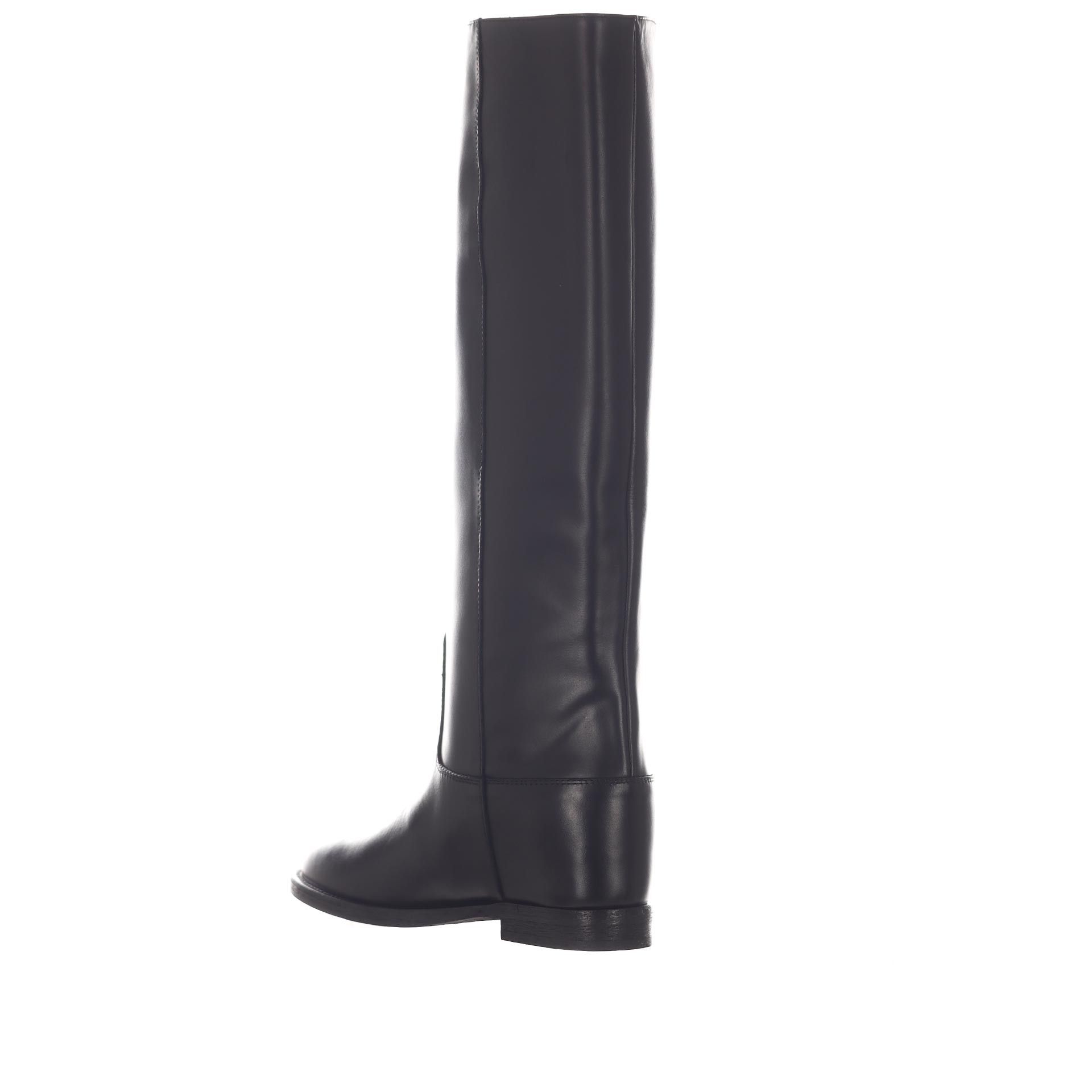 Via roma 15 stivale tubolare malibu in pelle da donna