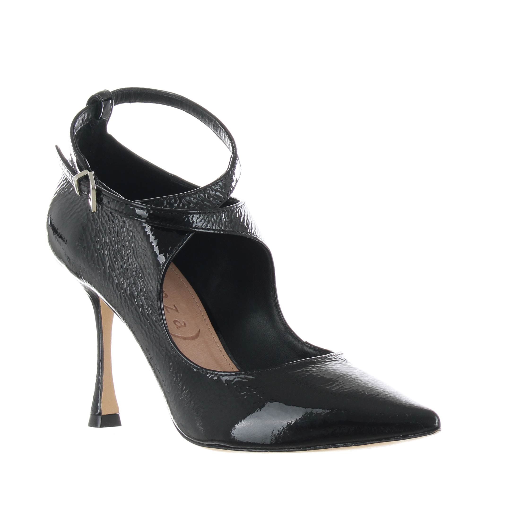 Vicenza décolleté a punta in naplack con cinturino da donna