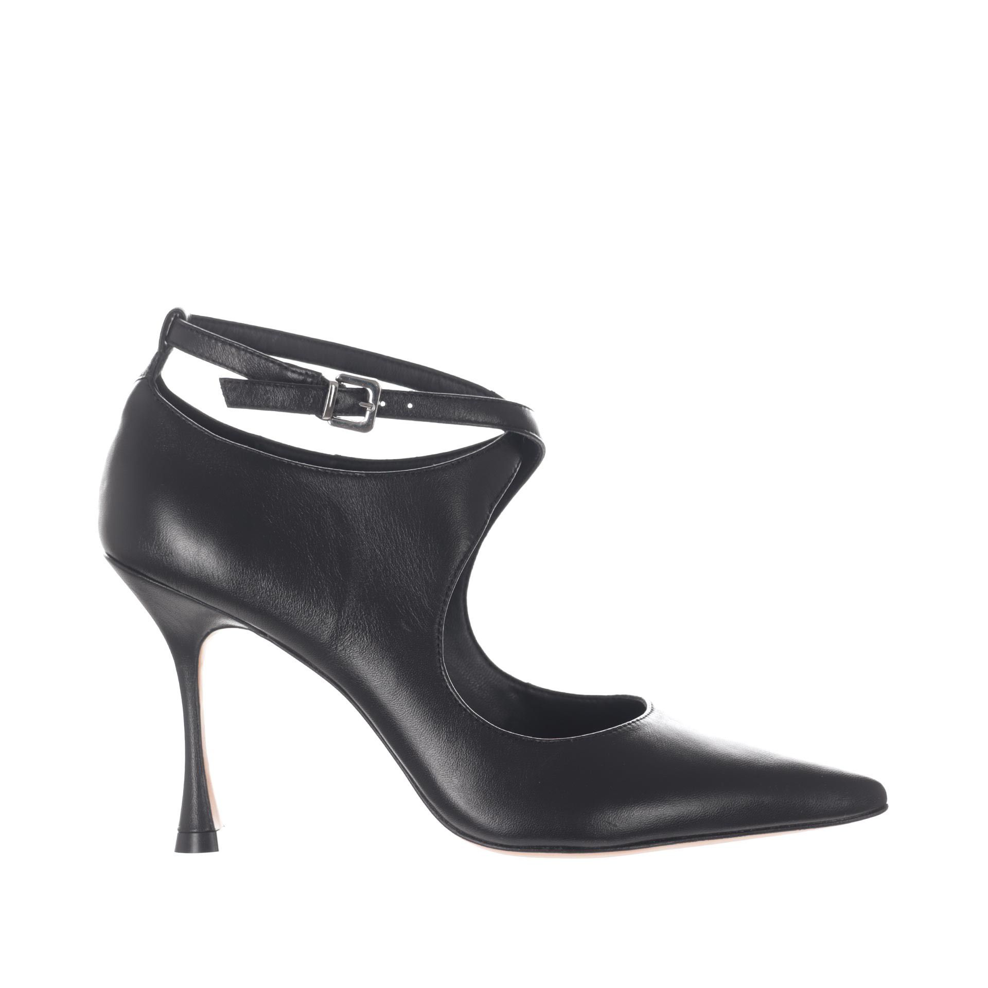 Vicenza décolleté in pelle con cinturino da donna