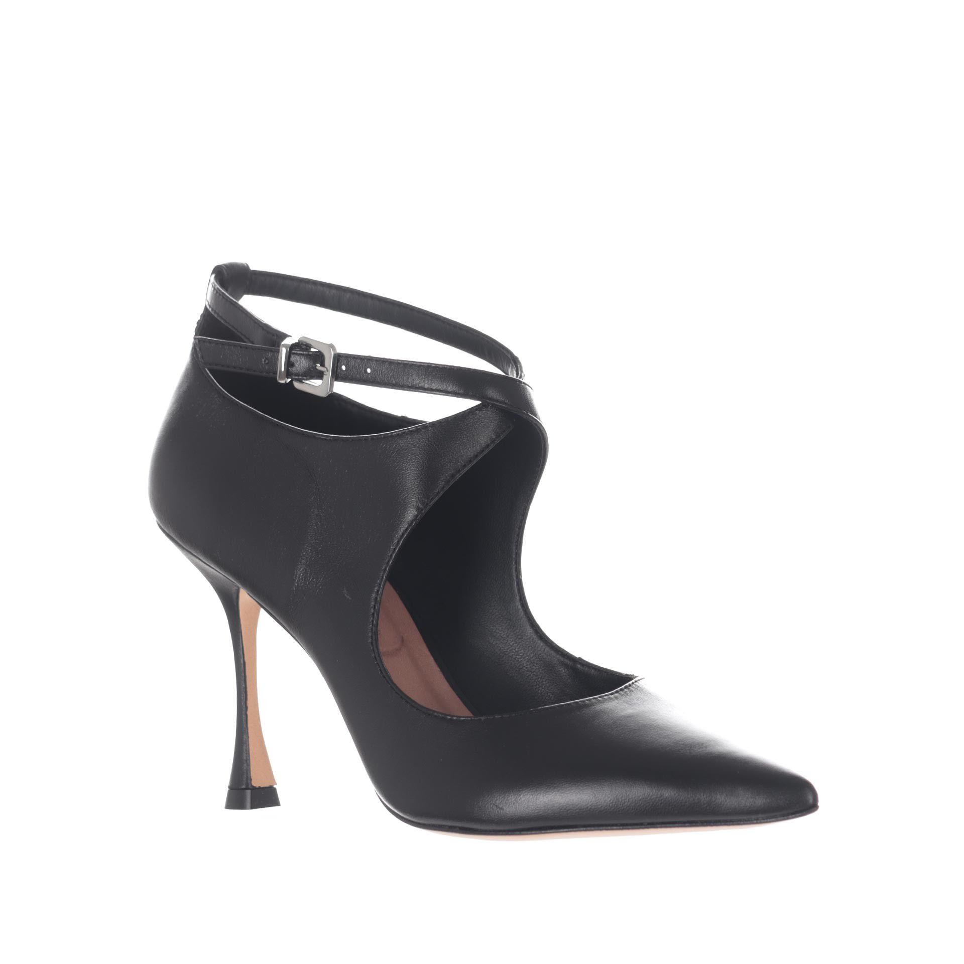 Vicenza décolleté in pelle con cinturino da donna