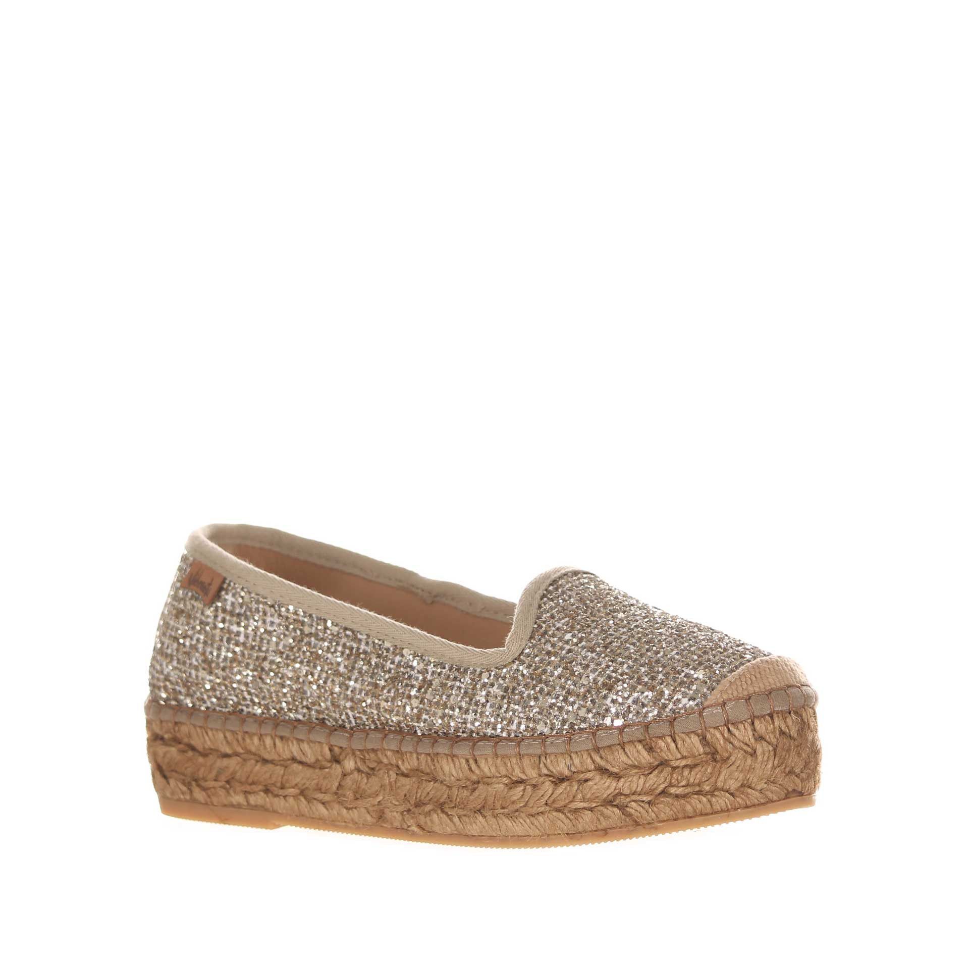 Vidorreta espadrillas loafer in glitter da donna