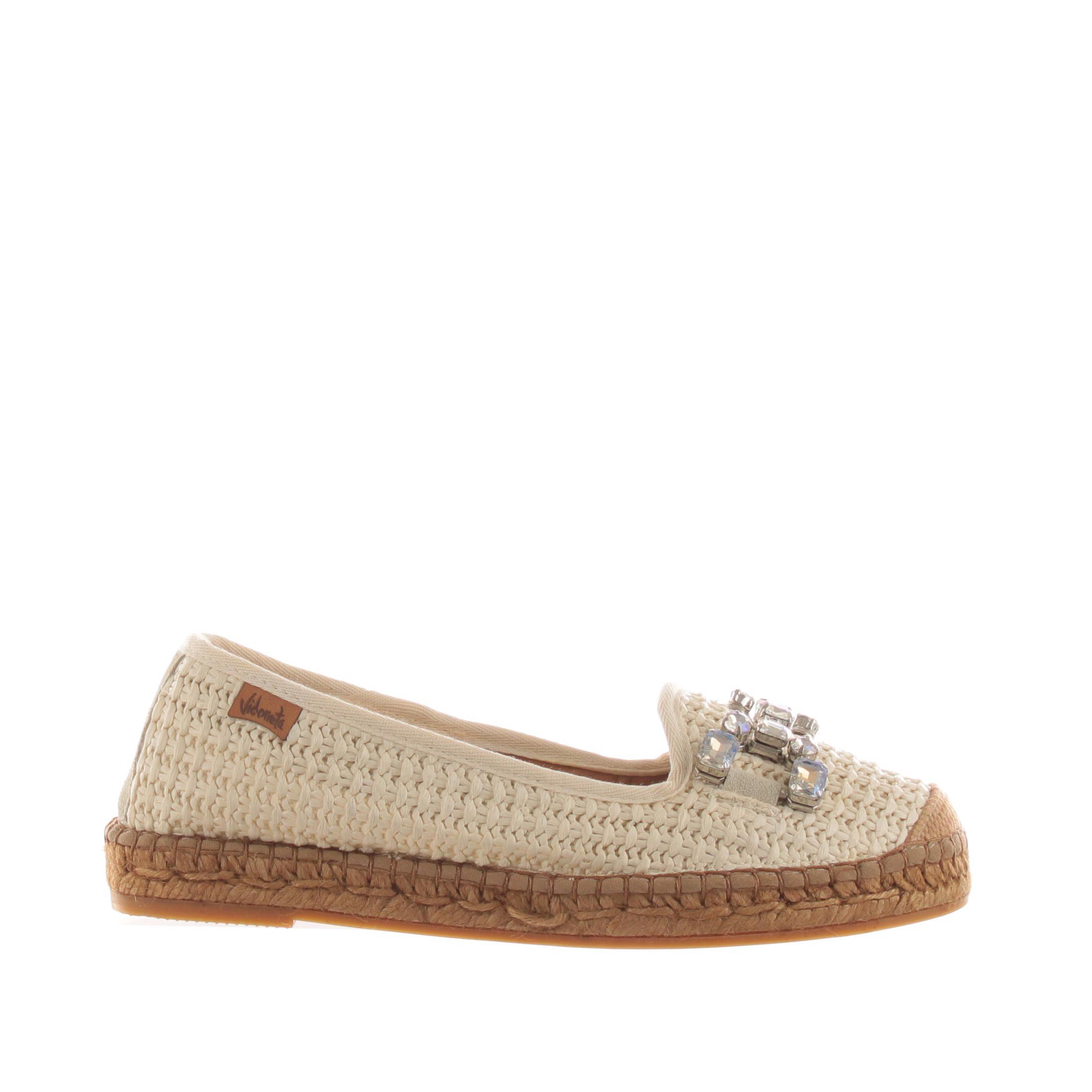 Vidorreta espadrillas loafer in raffia da donna