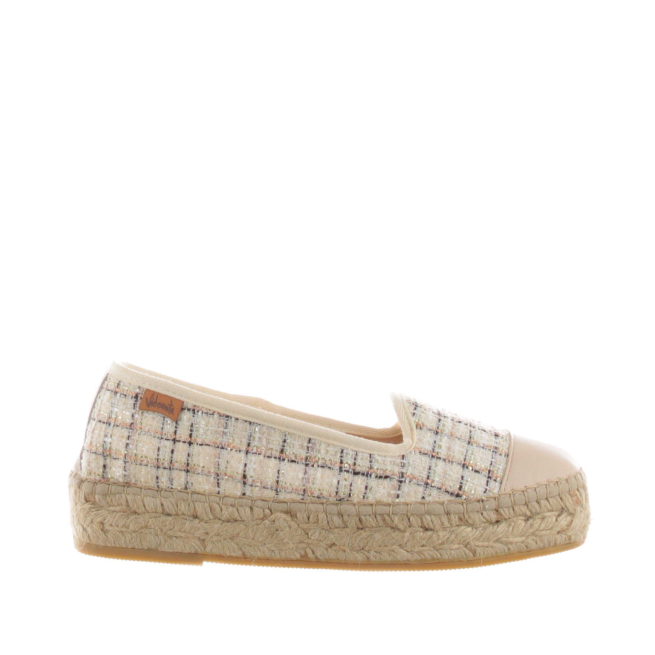 Vidorreta espadrillas loafer in tweed da donna