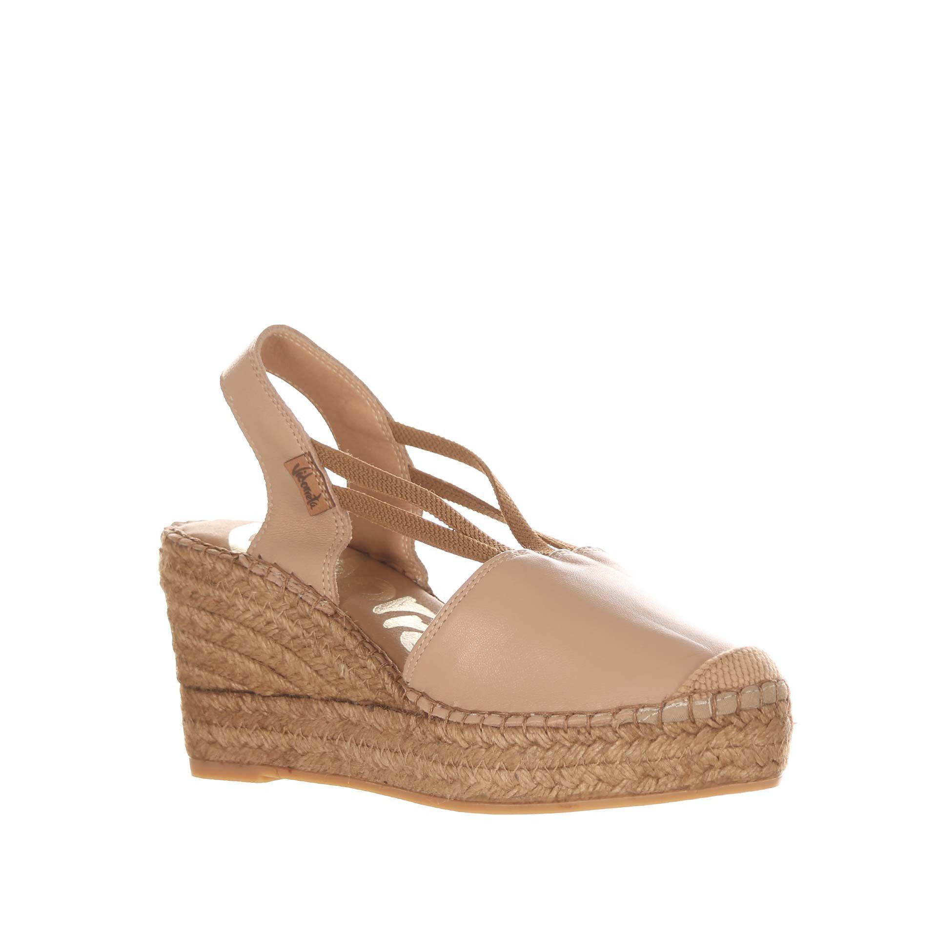 Vidorreta espadrillas valenciana elasticos in nappa da donna