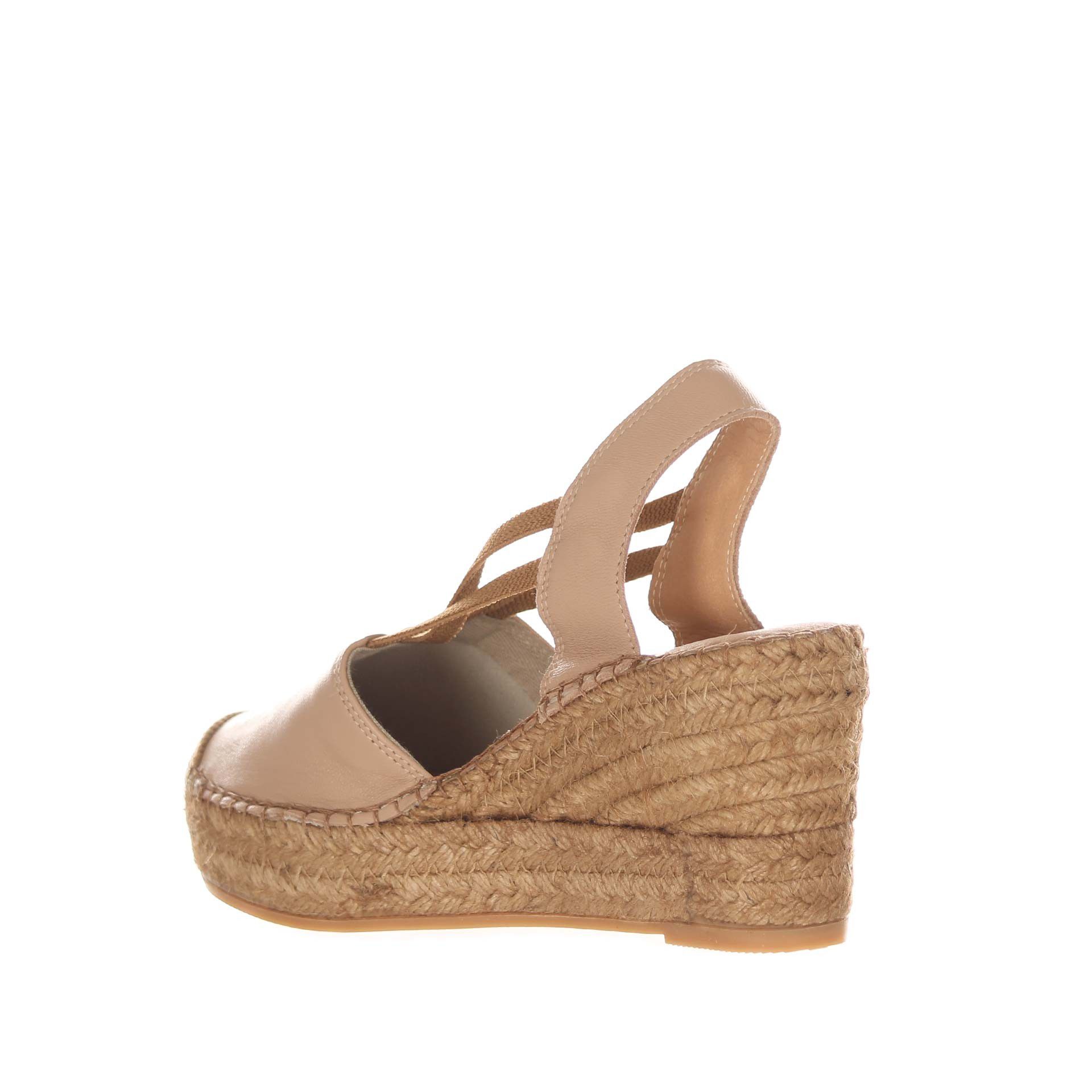 Vidorreta espadrillas valenciana elasticos in nappa da donna