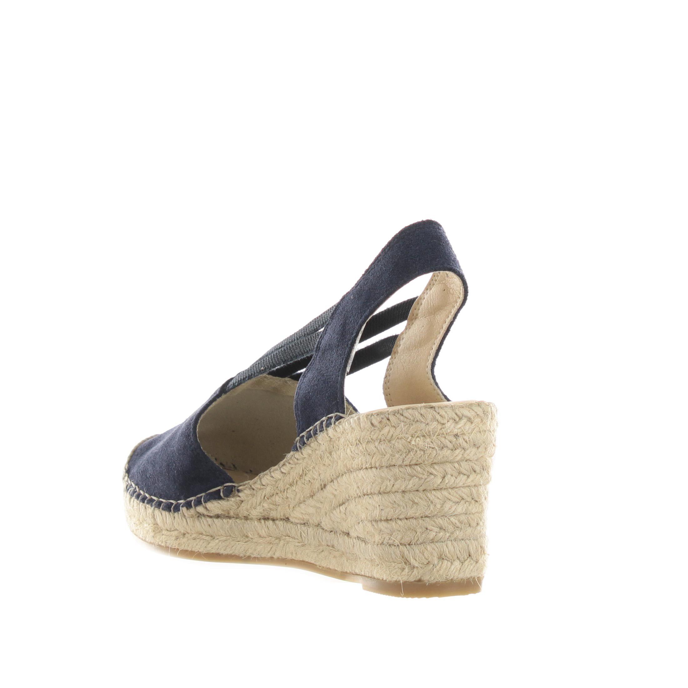 Vidorreta espadrillas valenciana in camoscio da donna