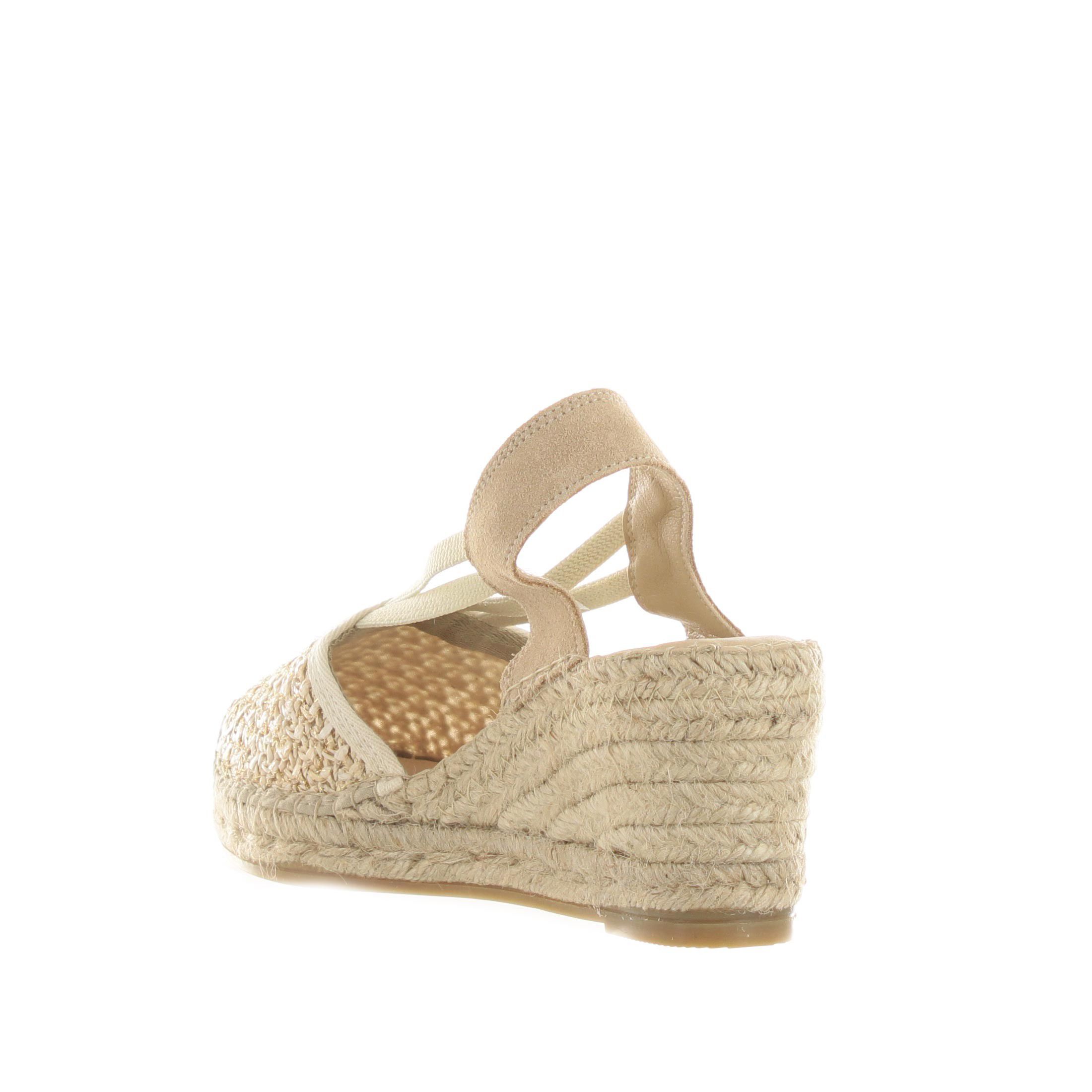 Vidorreta espadrillas valenciana in rafia da donna