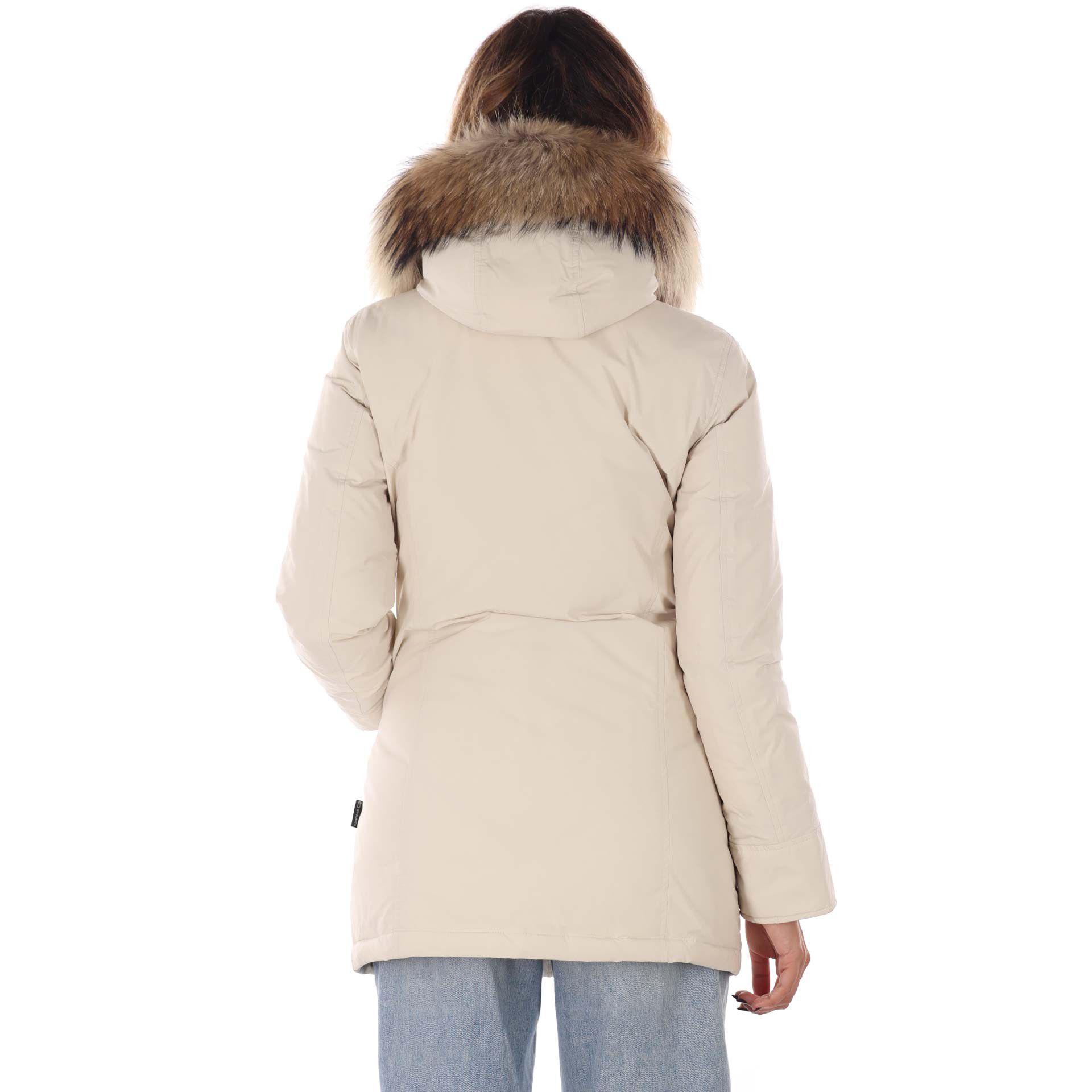 Woolrich arctic parka con pelliccia removibile da donna