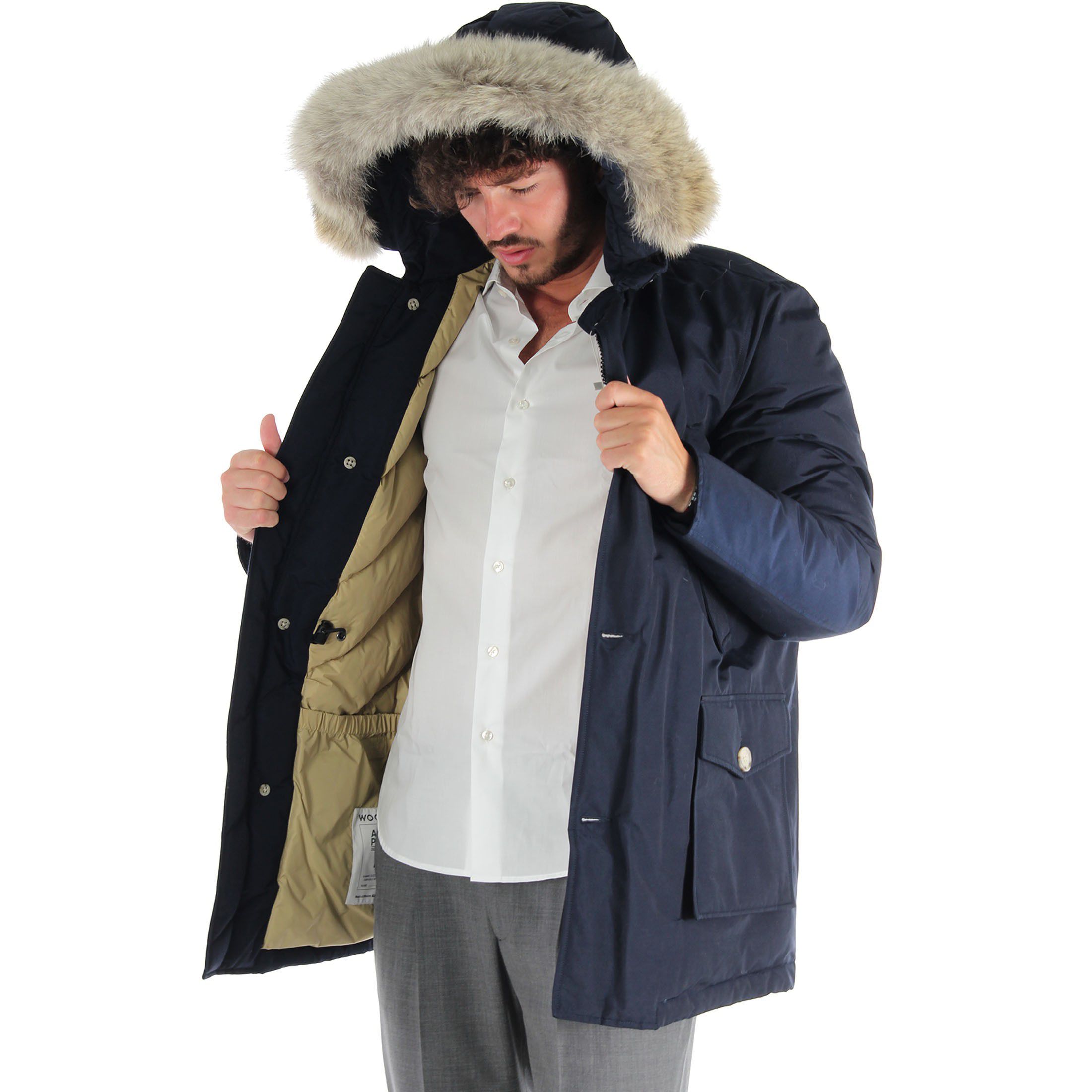 Trench woolrich uomo