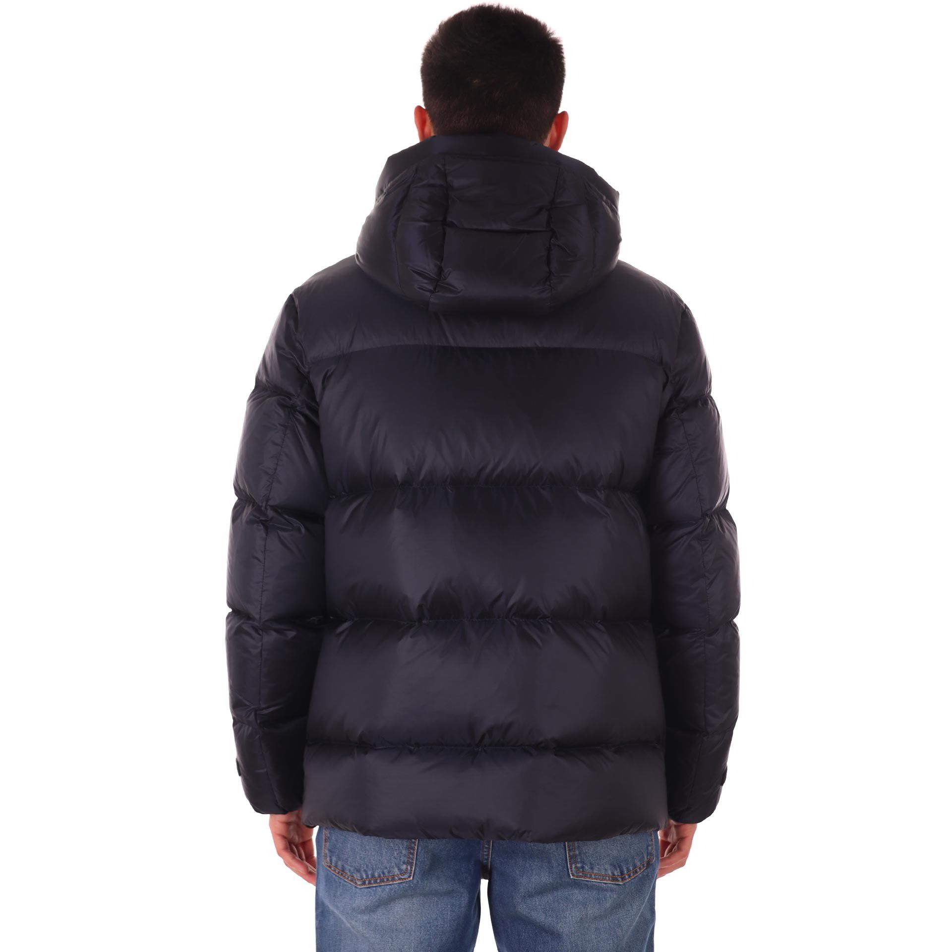Woolrich piumino in nylon pertex con cappuccio da uomo