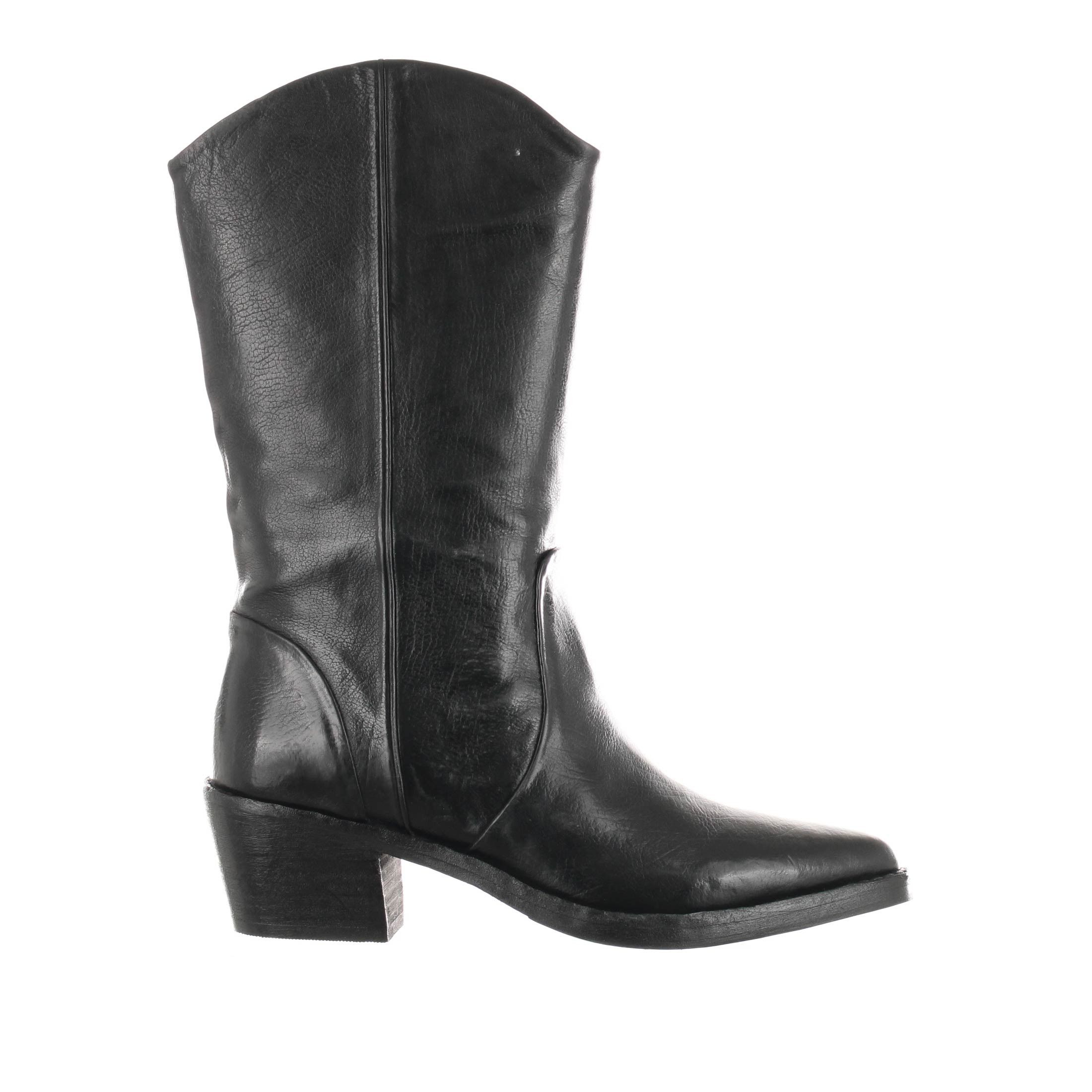 Zolfo stivaletto texano in pelle da donna
