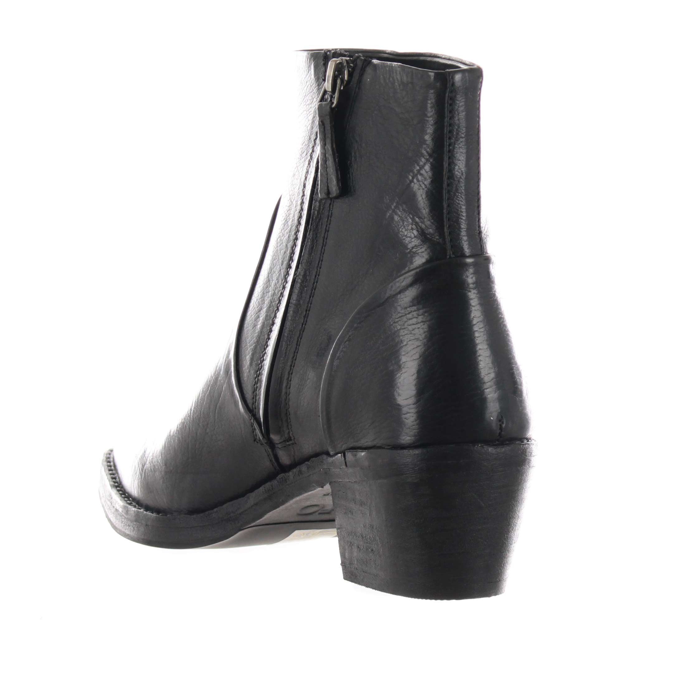 Zolfo stivaletto texano in pelle da donna