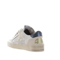 4b12 sneaker in pelle e glitter da donna