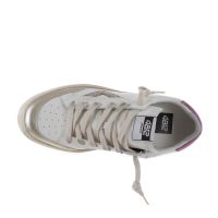 4b12 sneaker in pelle e glitter da donna