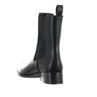 4us stivaletto beatles in pelle con logo da donna