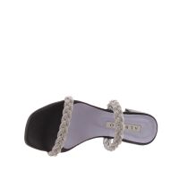 Albano ciabattina in raso con strass da donna