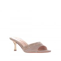 Albano sabot in mesh glitterato con pietre da donna