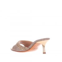 Albano sabot in mesh glitterato con pietre da donna