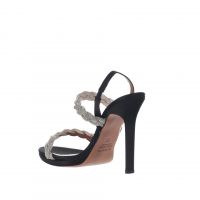 Albano sandalo in raso con strass da donna