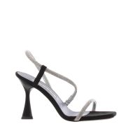 Albano sandalo in velluto con strass da donna