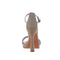 Albano sandalo platform in mesh glitterato da donna