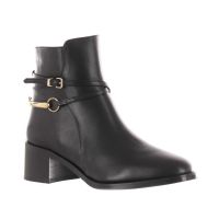 Albano stivaletto in pelle con dettaglio decorativo da donna