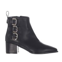 Albano stivaletto in pelle con fibbie da donna