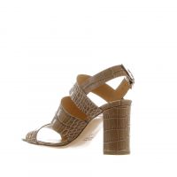 Anna f. sandalo in cocco con tacco midi da donna