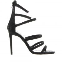 Anna f. sandalo in lurex con cappa da donna