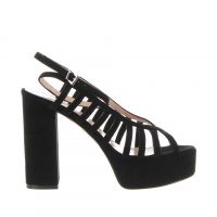 Anna f. sandalo multi-listini in suede da donna