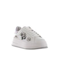 Apepazza sneaker in pelle con pietre da donna