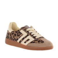 Back70 sneaker cloud leopard in suede e cavallino da donna