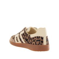 Back70 sneaker cloud leopard in suede e cavallino da donna