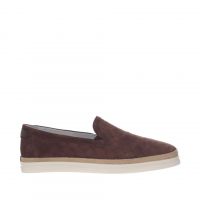 Barrett slip on in suede motivo intrecciato da uomo