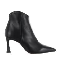 Bianca di stivaletto a punta in nappa da donna