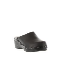 Bionatura sabot in pelle con suola platform da donna